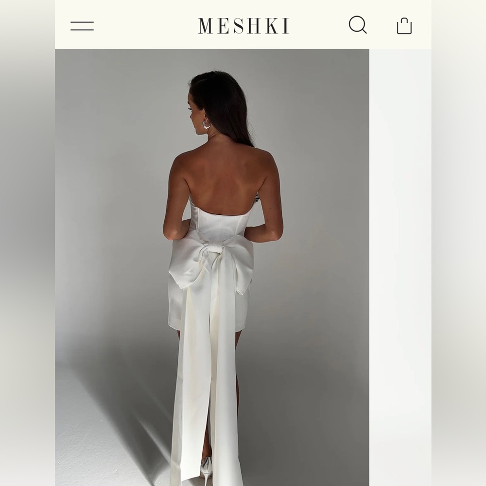 Bow Mini dress - Meshki